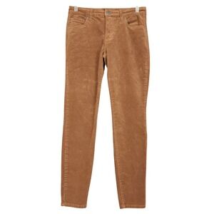 KUT From The Kloth Diana Skinny Petite Corduroy Pants Women's Size 2P Brown